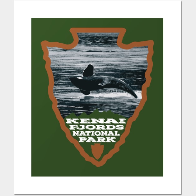 Kenai Fjords National Park arrowhead Wall Art by nylebuss